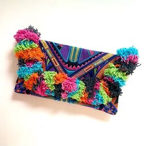 Embroidered Clutch